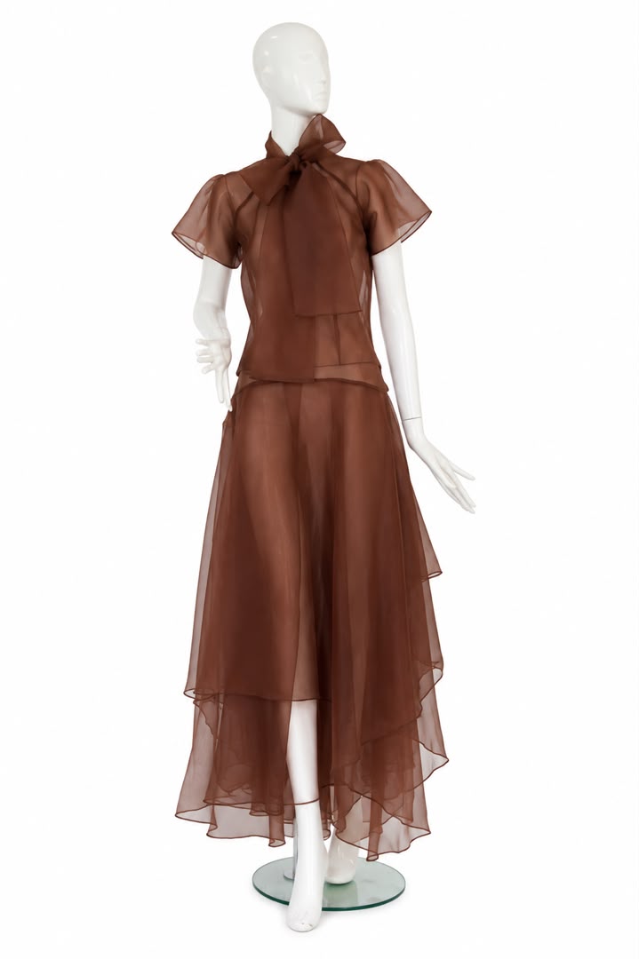 Bow Dress Sleeved